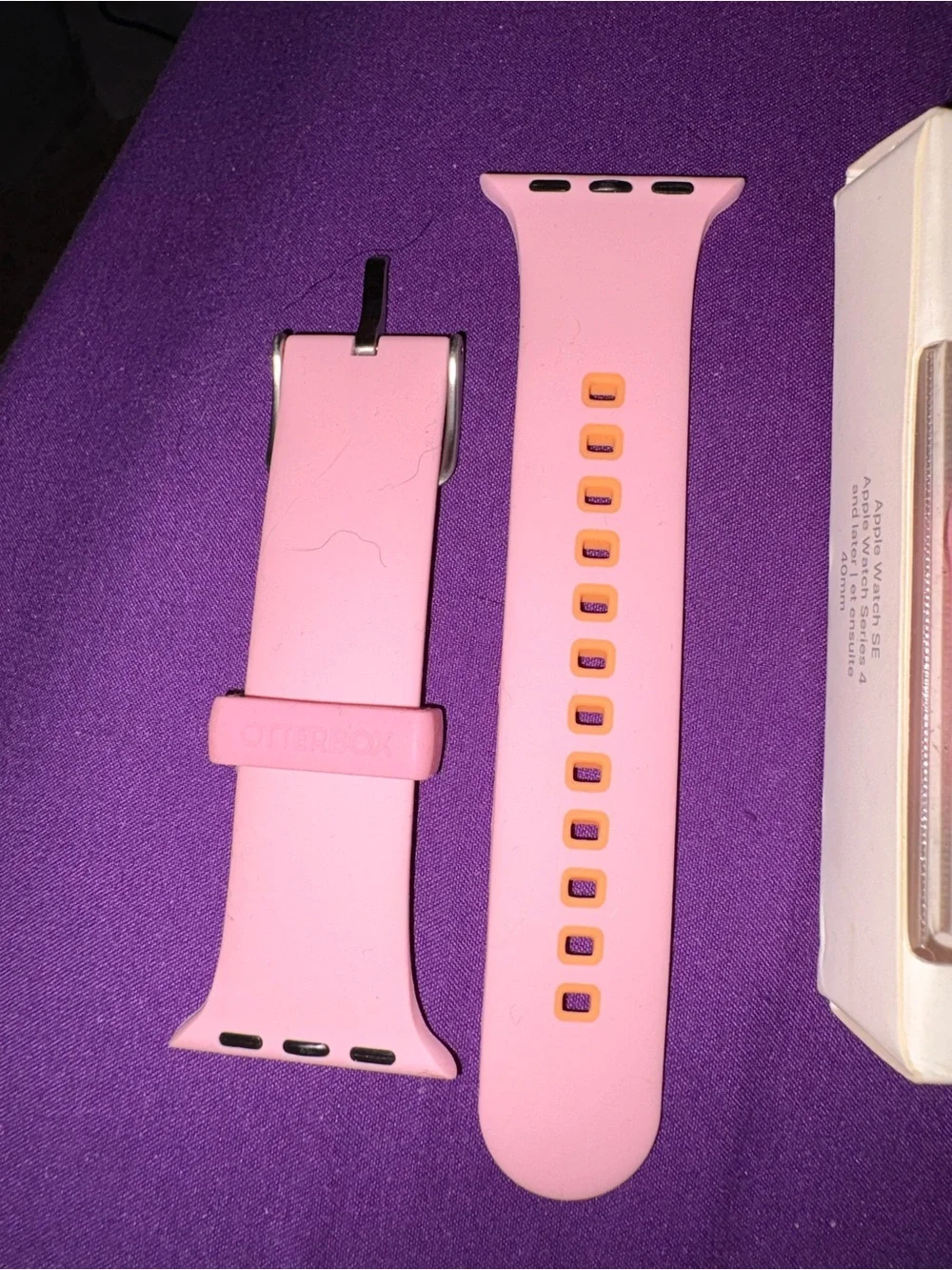 Apple Pink Watch Case and Sport Band Set